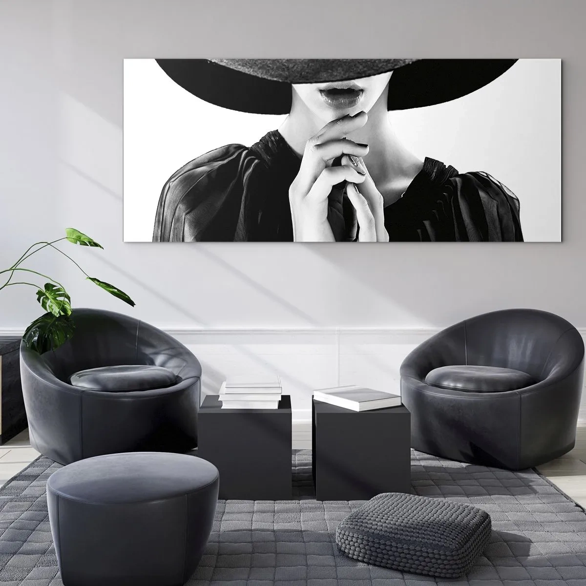 Glasbild - Bild auf glas - Versteckte Schönheit - 100x40 cm