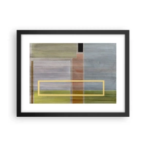 Poster in einem schwarzem Rahmen - Einfach und ruhig - 40x30 cm