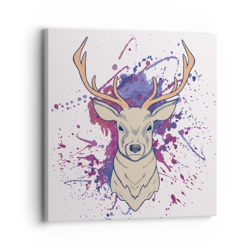 Bild auf Leinwand - Leinwandbild - Mut und Ausgeglichenheit - 30x30 cm