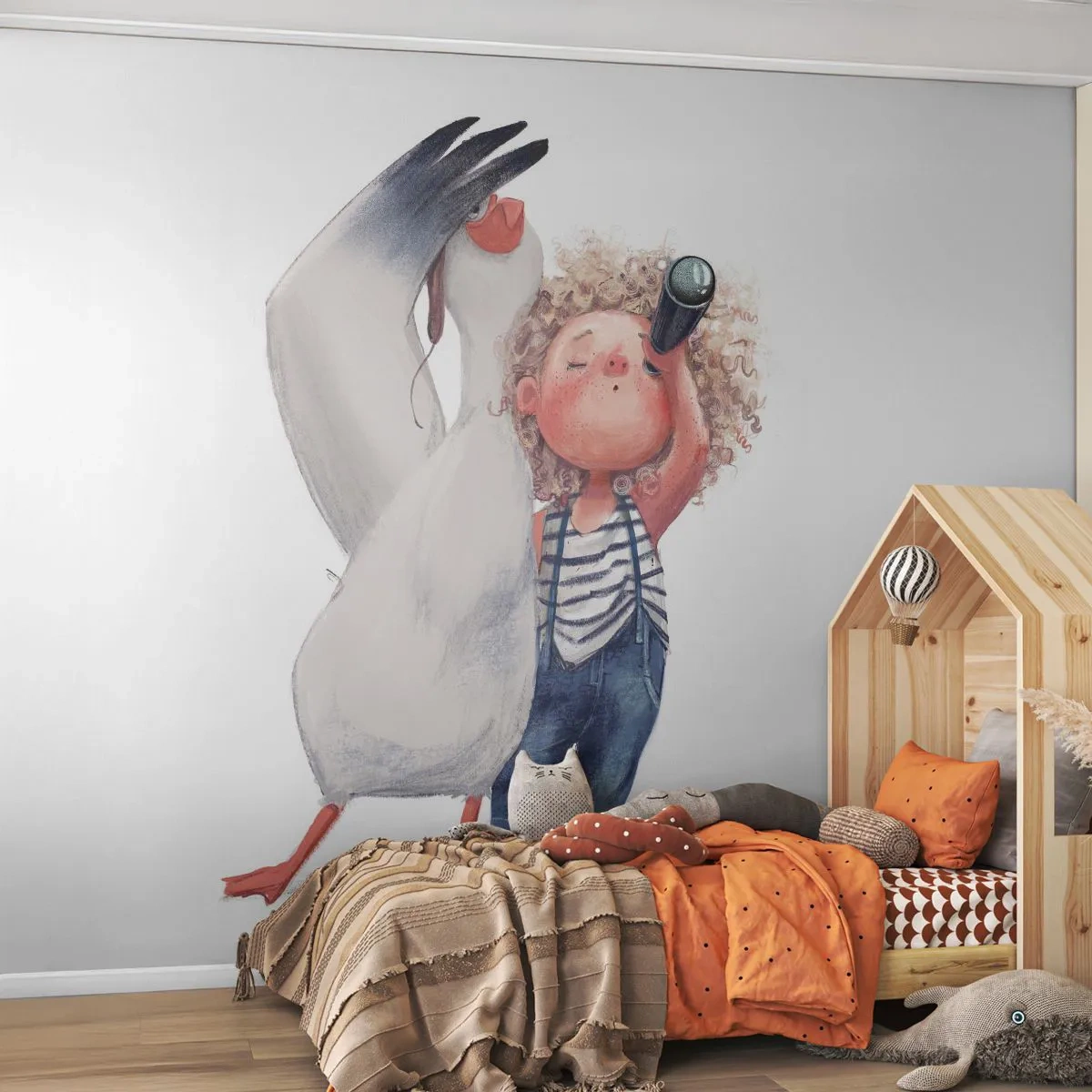 Selbstklebende Fototapete Deluxe Sticker - Toller Reiseplan - Für Kinder, Freundschaft, Mädchen - 150x105 cm