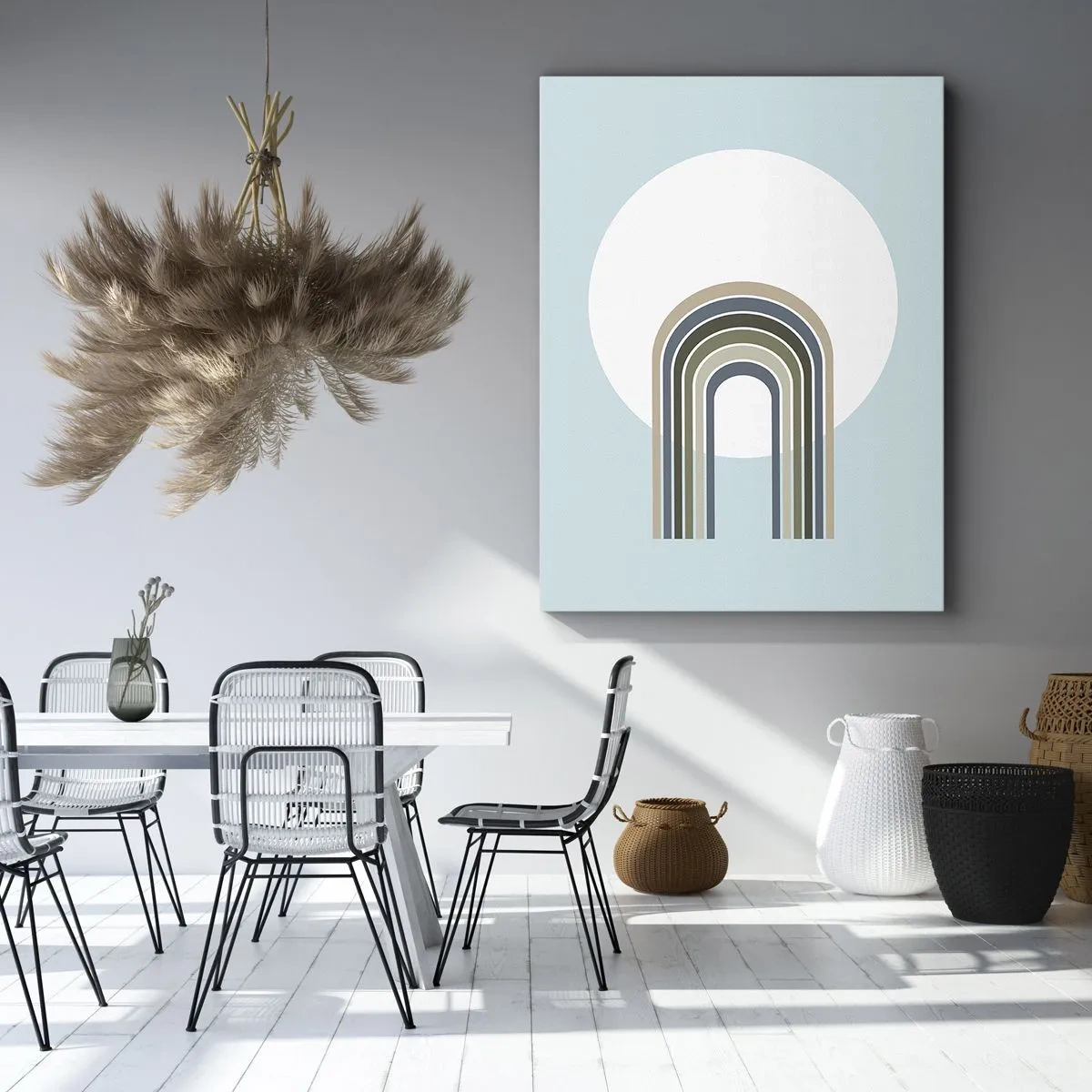 Bild auf Leinwand - Leinwandbild - Unwiderstehliche Anziehungskraft - 65x120 cm