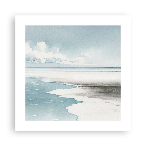Poster - Sanfte Flut - 40x40 cm