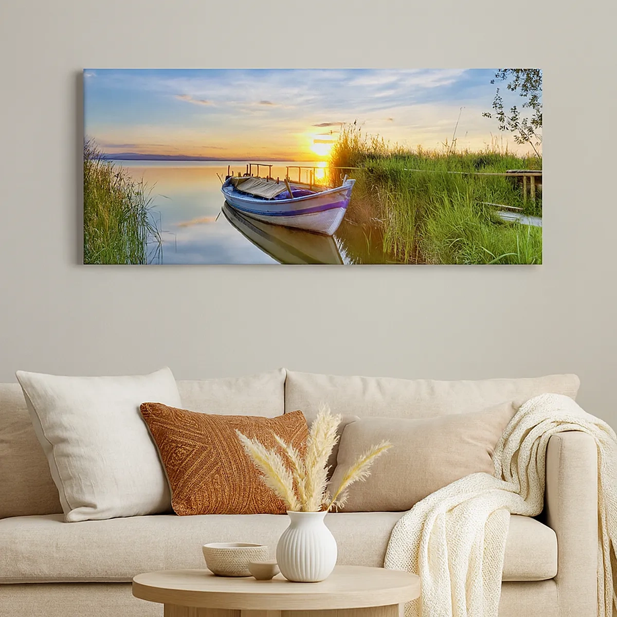 Bild auf Leinwand - Leinwandbild - Bucht erfüllter Träume - 30x30 cm