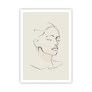 Poster - Eine bestimmte Linie - 70x100 cm