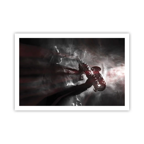 Poster - In den Dämpfen des Jazz - 91x61 cm