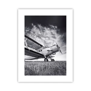 Poster - Der geflügelte Wanderer - 30x40 cm