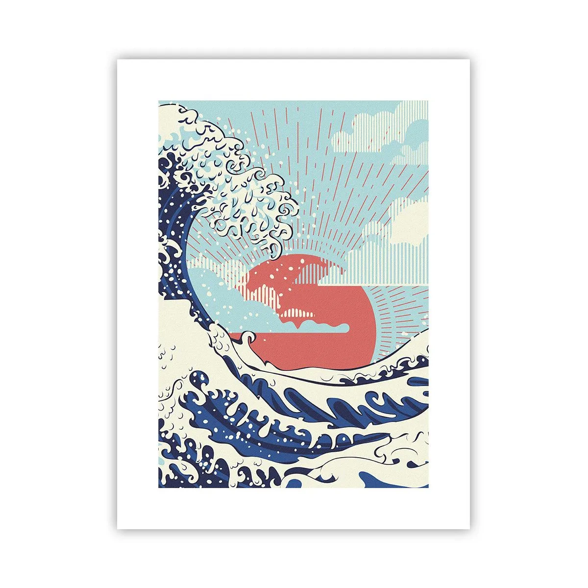 Poster - Von japanischer Inspiration - 30x40 cm