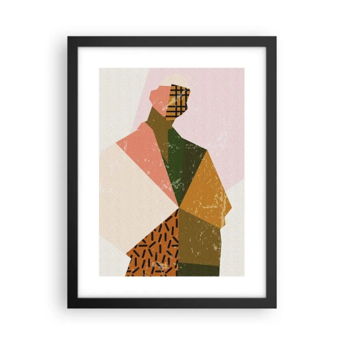 Poster in einem schwarzem Rahmen - Mensch – ein komplexes Wesen - 30x40 cm