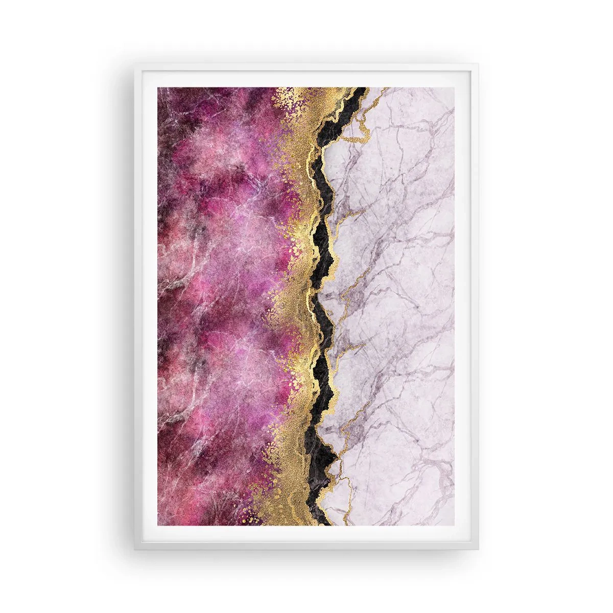 Poster in einem weißen Rahmen - An der Grenze - 70x100 cm