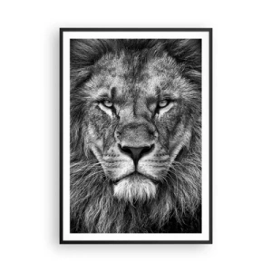 Poster in einem schwarzem Rahmen - Im Krönungsgewand - 70x100 cm