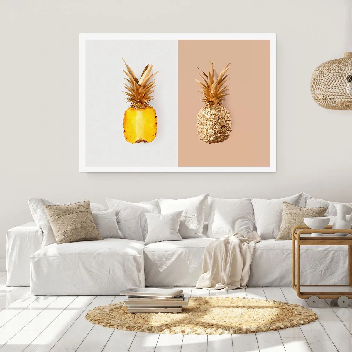 Poster - Ananas für uns - 91x61 cm