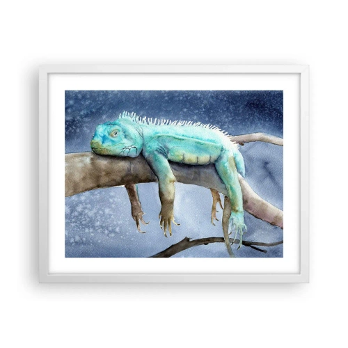 Poster in einem weißen Rahmen - Es ist gut! - 50x40 cm