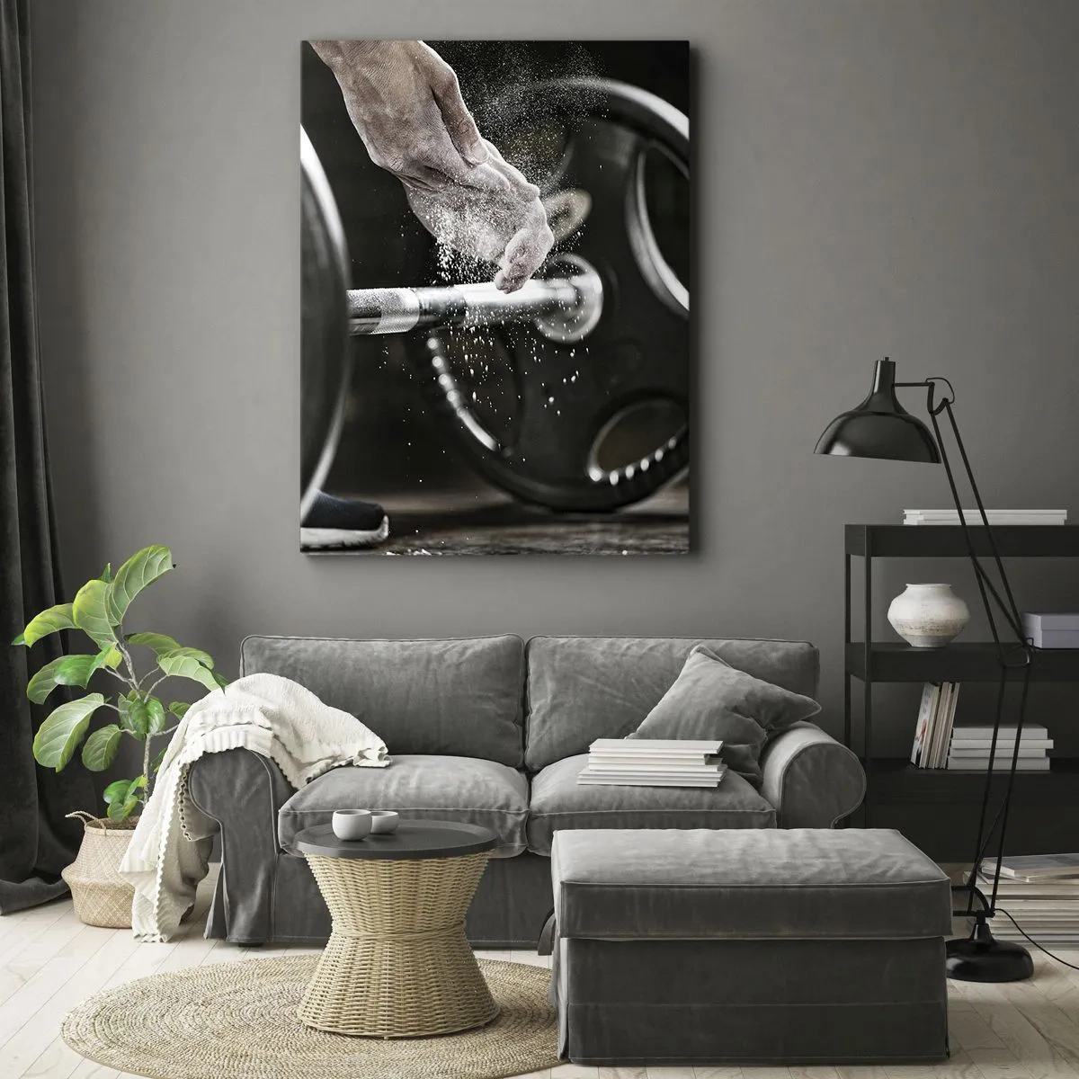 Bild auf Leinwand - Leinwandbild - Herausforderung angenommen! - 55x100 cm