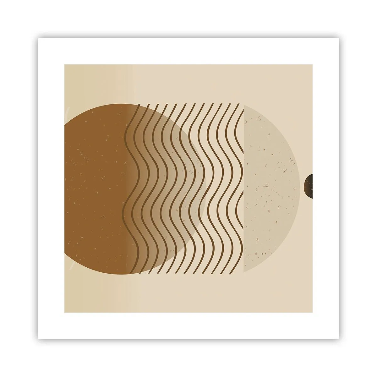 Poster - Zur Entstehung geometrischer Figuren - 40x40 cm