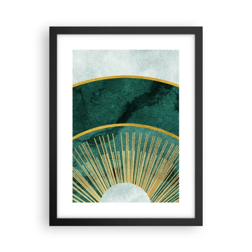 Poster in einem schwarzem Rahmen - Anderes Sonnensystem - 30x40 cm