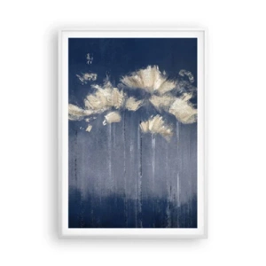 Poster in einem weißen Rahmen - Wie Blütenblätter im Wind - 70x100 cm
