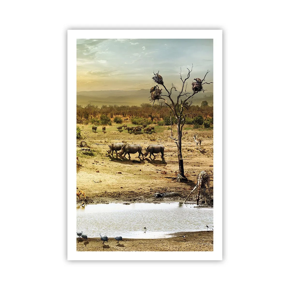 Poster - Ein Fluss floss aus Eden ... - 61x91 cm