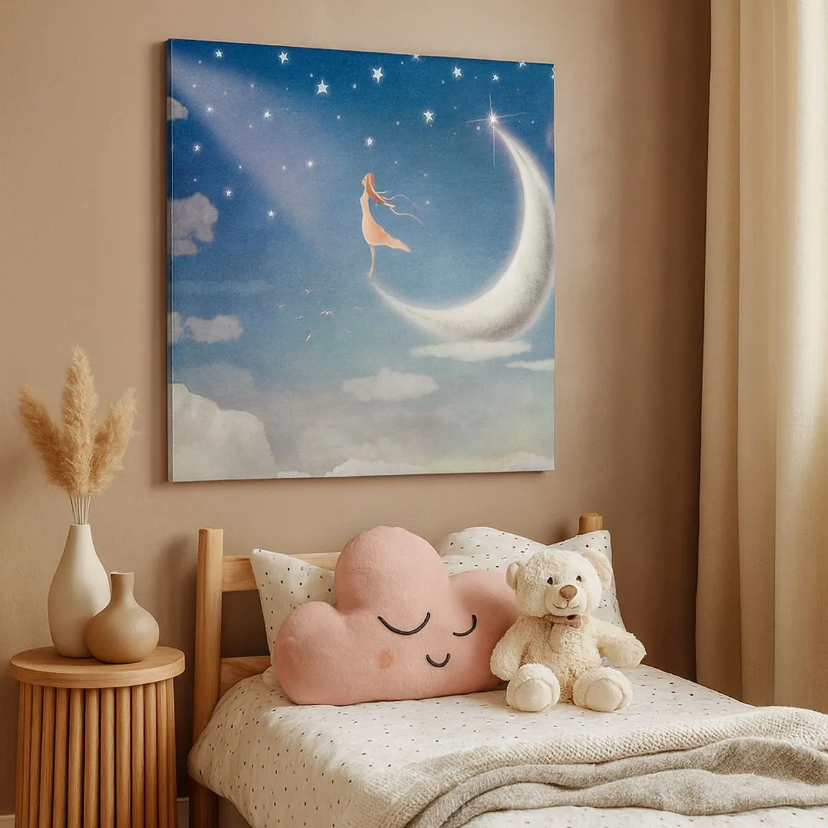 Bild auf Leinwand - Leinwandbild - Blauer Freier - 30x30 cm