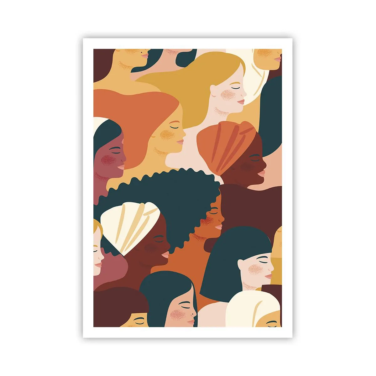 Poster - Nur Weiblichkeit - 70x100 cm