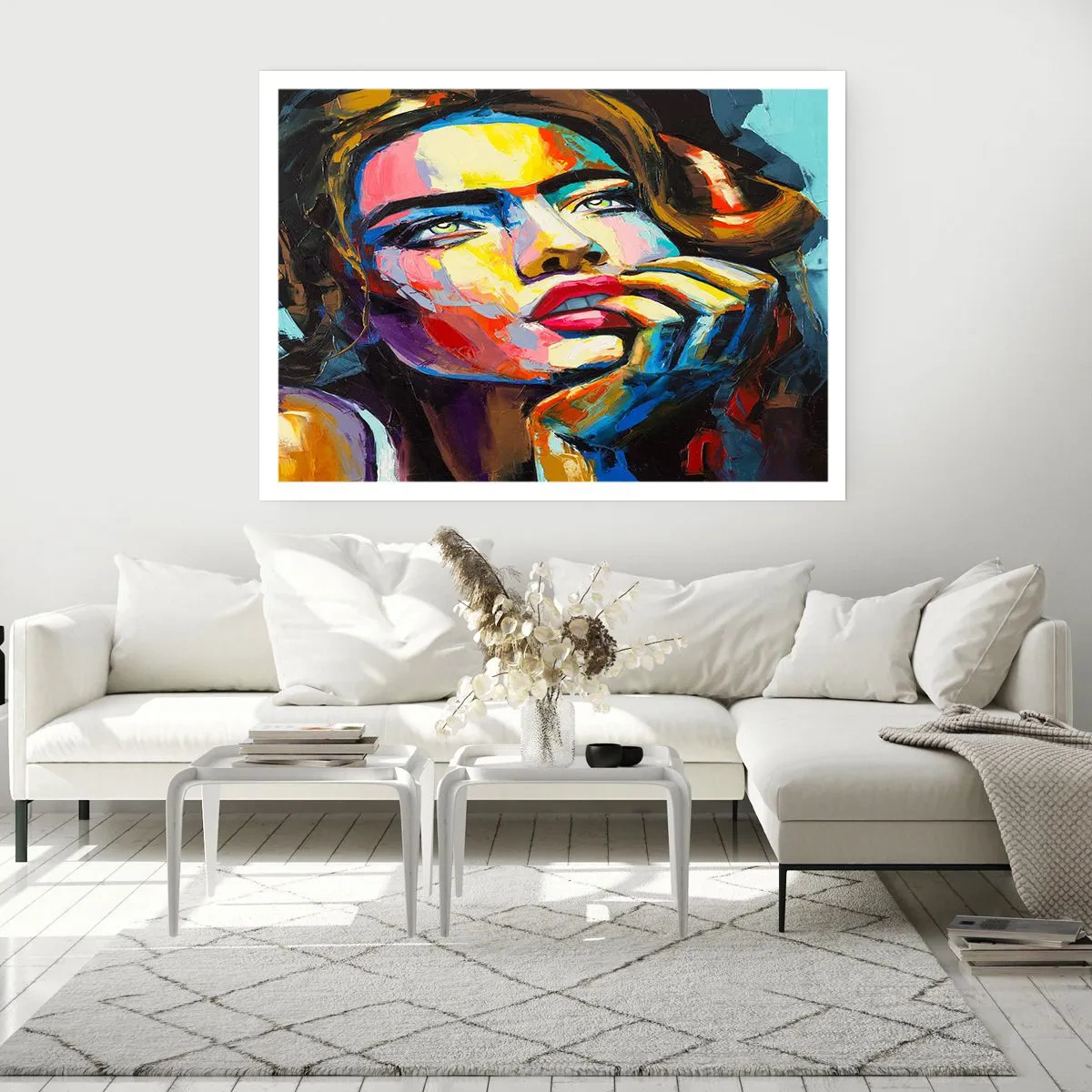 Poster - Träume fliegen am Himmel wie Vögel - 70x50 cm