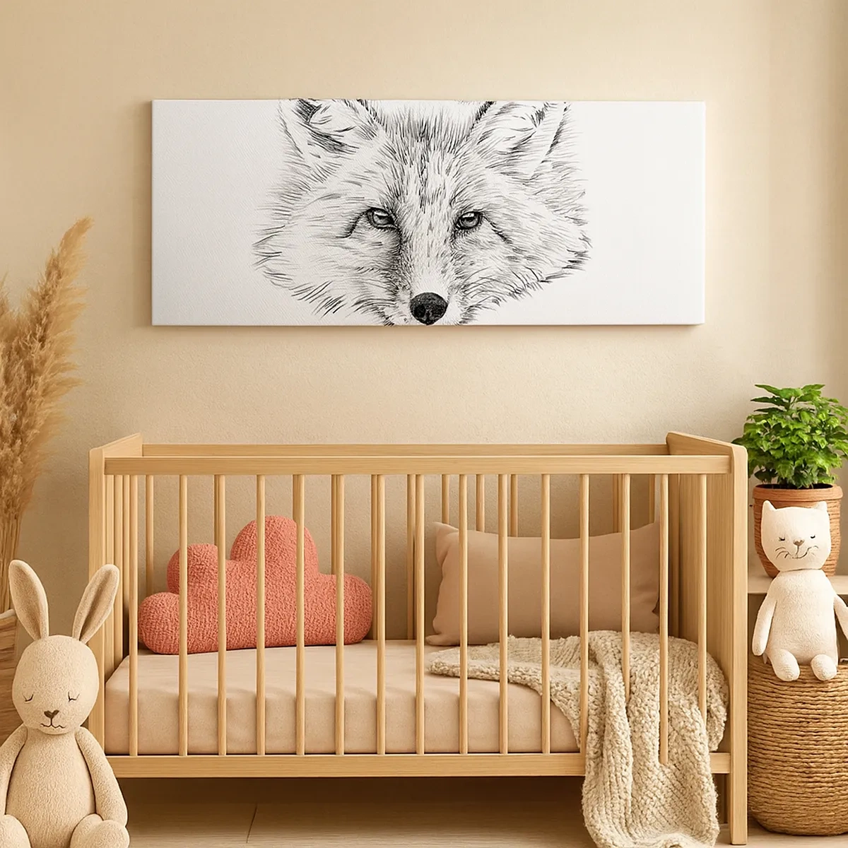 Bild auf Leinwand - Leinwandbild - Können diese Augen lügen? - 30x30 cm