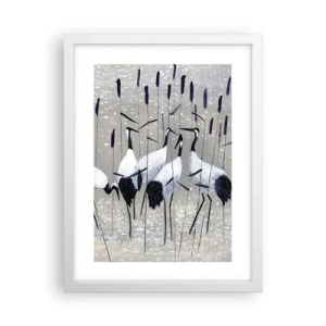 Poster in einem weißen Rahmen - Unter ihren eigenen - 30x40 cm