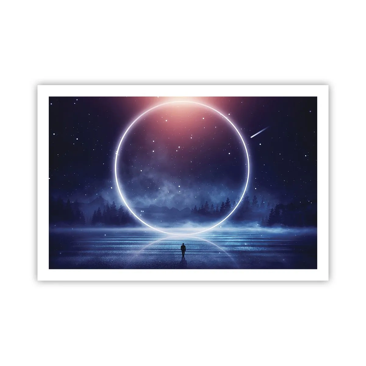 Poster - Sie sind schon da ... - 91x61 cm