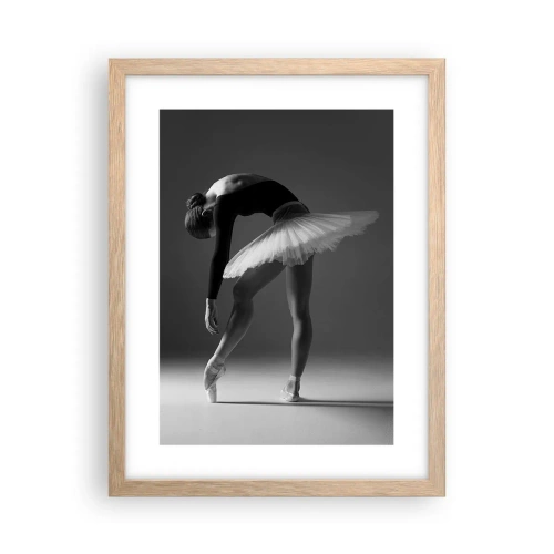 Poster in einem Rahmen aus heller Eiche - Bella Ballerina - 30x40 cm
