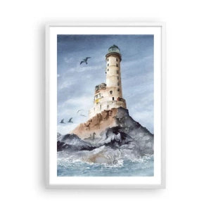 Poster in einem weißen Rahmen - Unbesiegbar - 50x70 cm