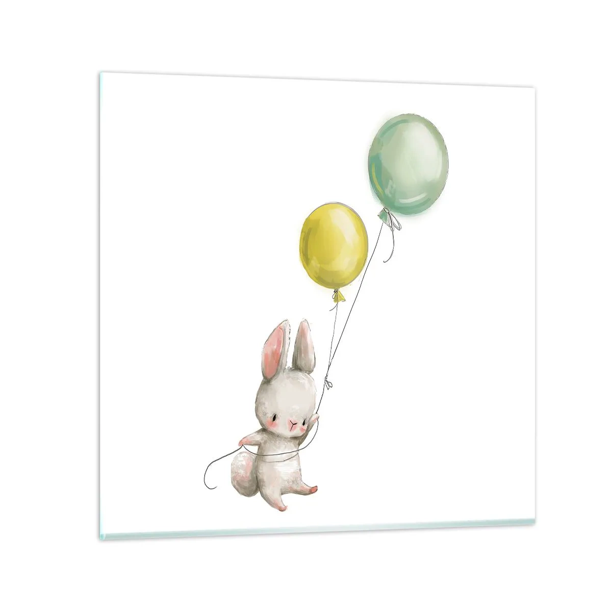 Glasbild - Bild auf glas - Ich werde auch fliegen! - 70x70 cm