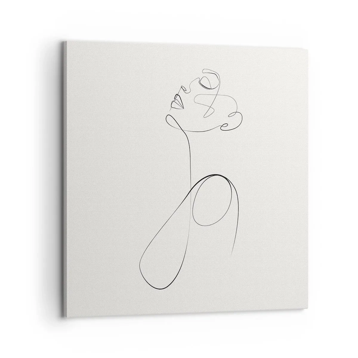 Bild auf Leinwand - Leinwandbild - Versunken in Träumen - 60x60 cm