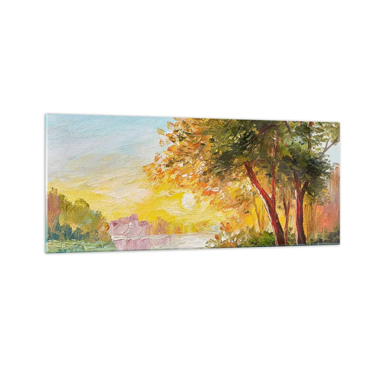 Glasbild - Bild auf glas - Et in Arcadia ego - 100x40 cm