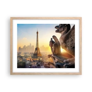 Poster in einem Rahmen aus heller Eiche - Vieles hat sich geändert ... - 50x40 cm