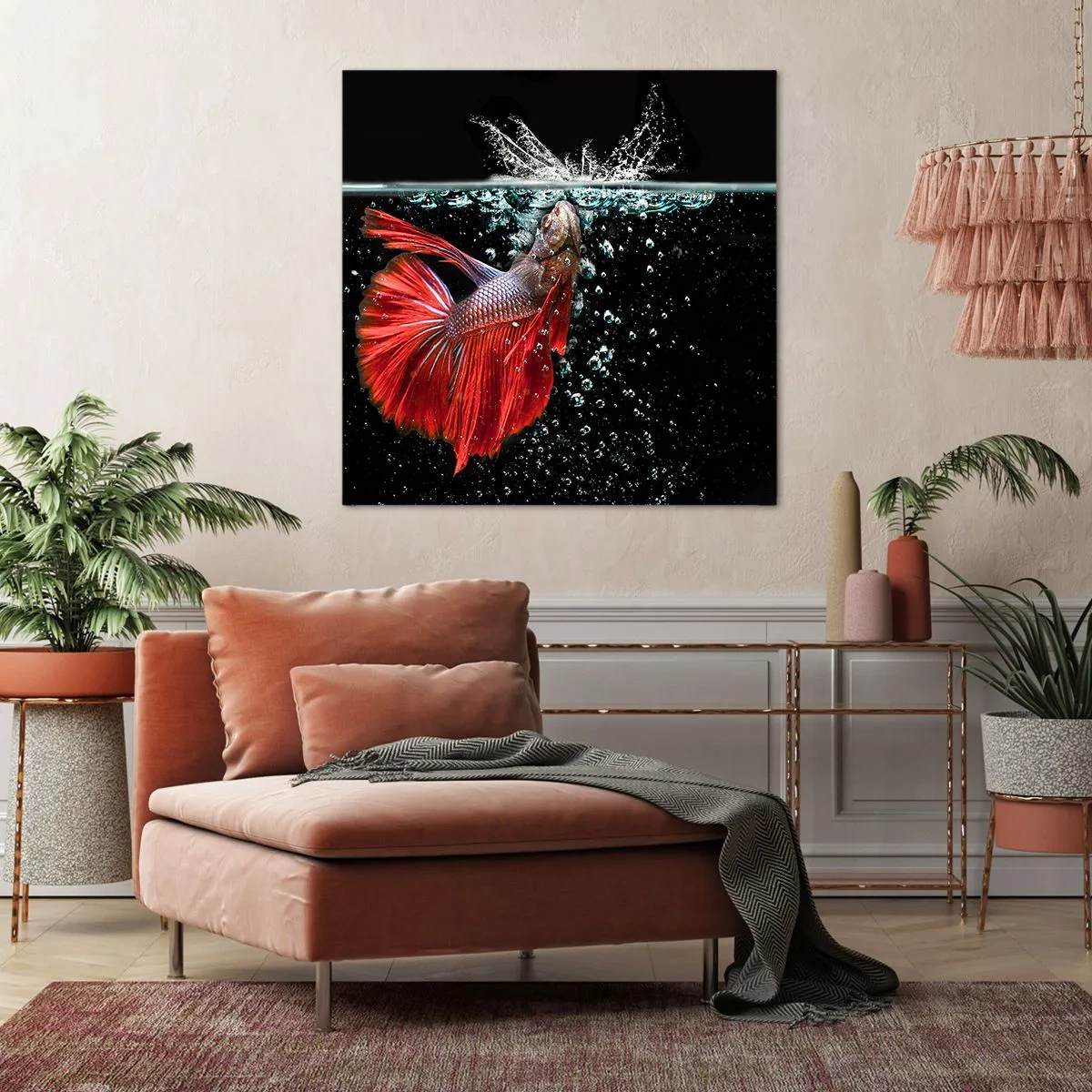 Bild auf Leinwand - Leinwandbild - Du hast drei Wünsche - 50x50 cm