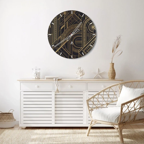 Wanduhr - Glasuhr - Konzepte, Ideen, Pläne - 40x40 cm