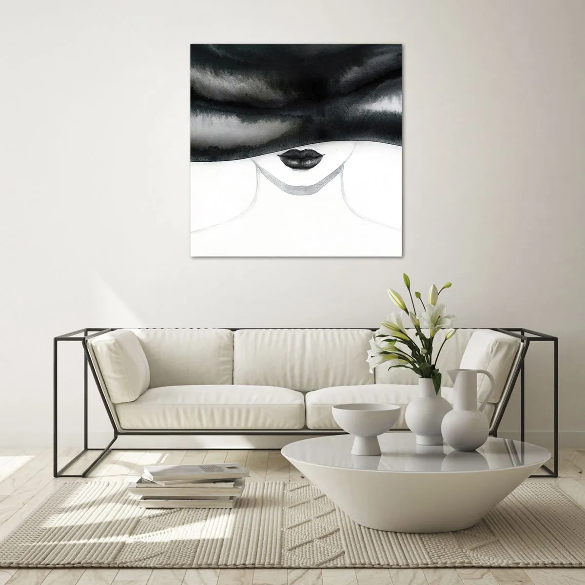 Glasbild - Bild auf glas - Ein sinnliches Geheimnis - 50x50 cm