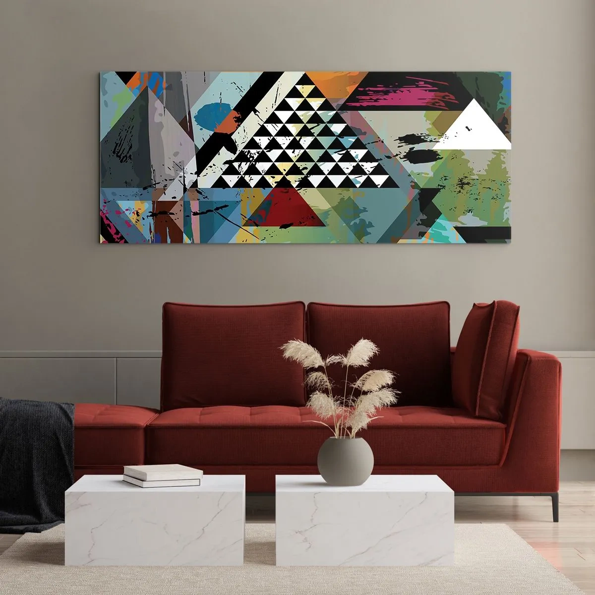 Glasbild - Bild auf glas - Wie einfach ist es - 100x40 cm