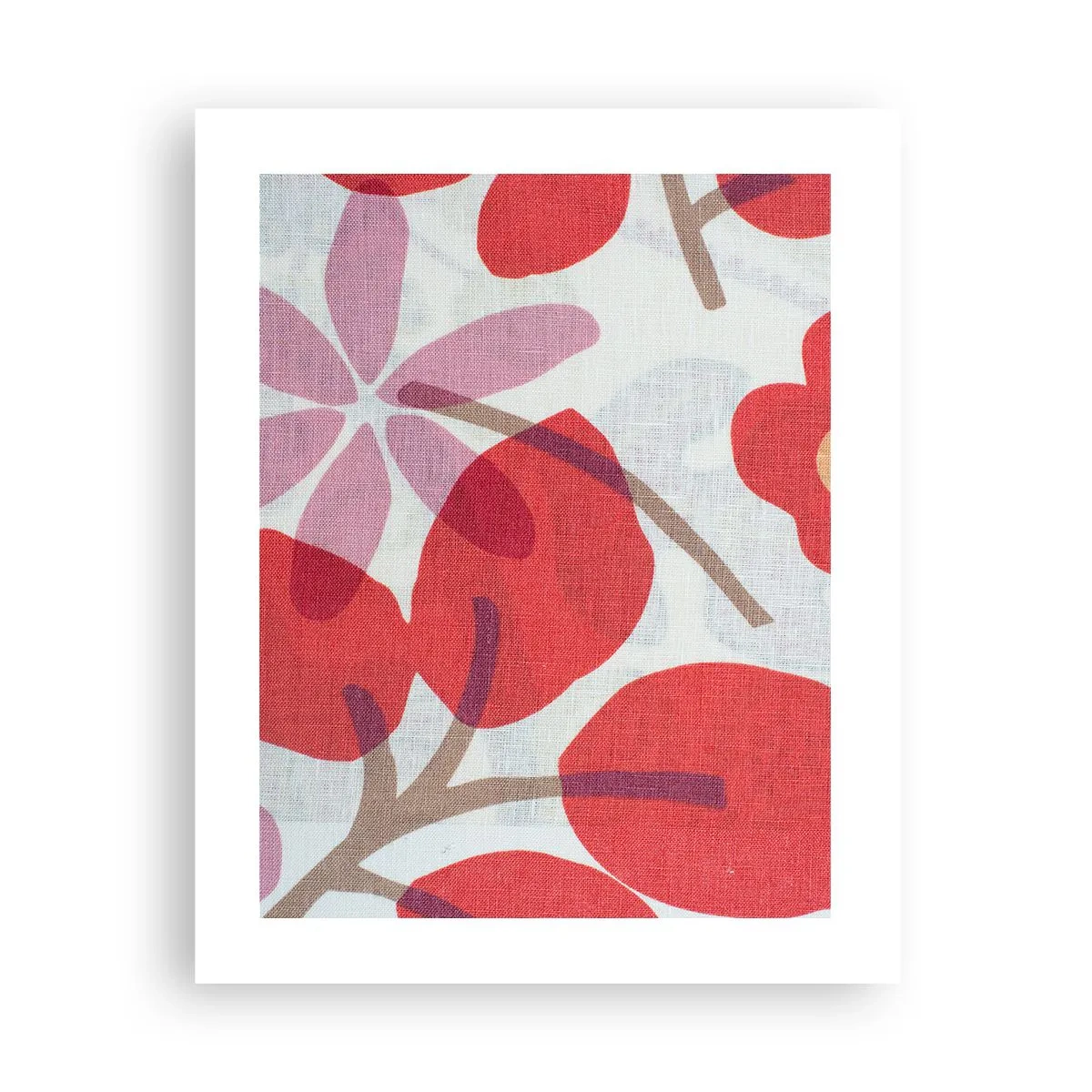 Poster - Blumenarrangement in Rosa - 40x50 cm