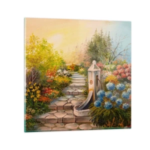Glasbild - Bild auf glas - In voller Blüte - 40x40 cm