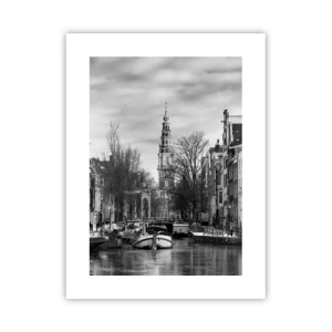 Poster - Amsterdamer Atmosphäre - 30x40 cm
