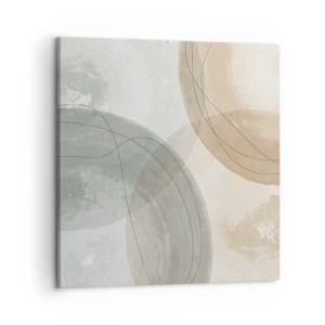 Bild auf Leinwand - Leinwandbild - Welten durchdringen - 60x60 cm