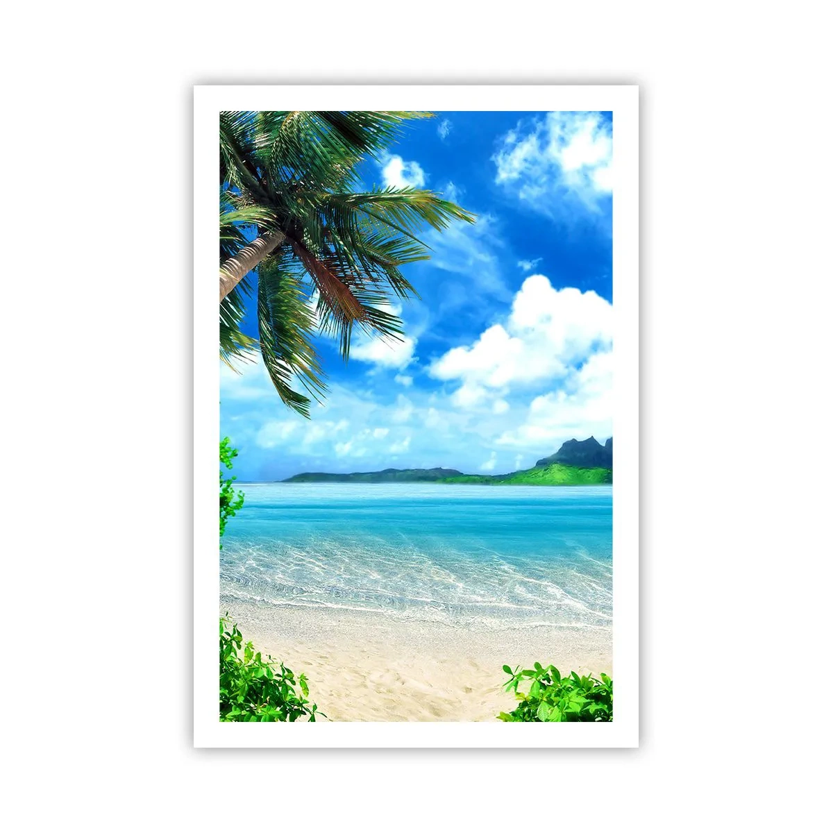 Poster - Das Azurblau der Tropen - 61x91 cm