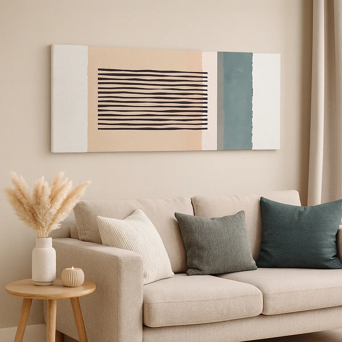 Bild auf Leinwand - Leinwandbild - Alles ist in Ordnung - 30x30 cm