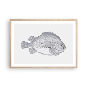 Poster in einem Rahmen aus heller Eiche - Für das Album des Naturforschers - 70x50 cm