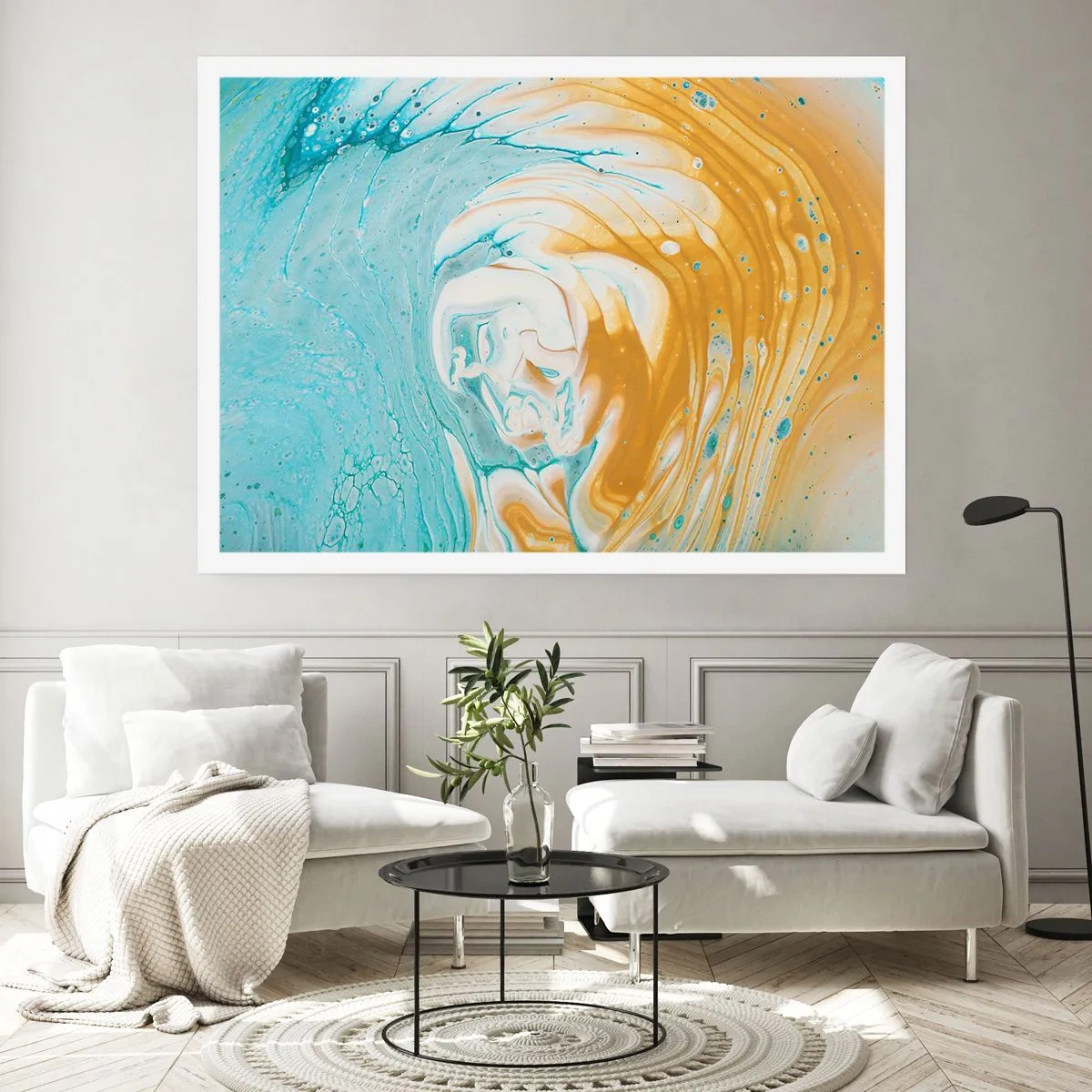 Poster - Pastellwirbel - 70x50 cm