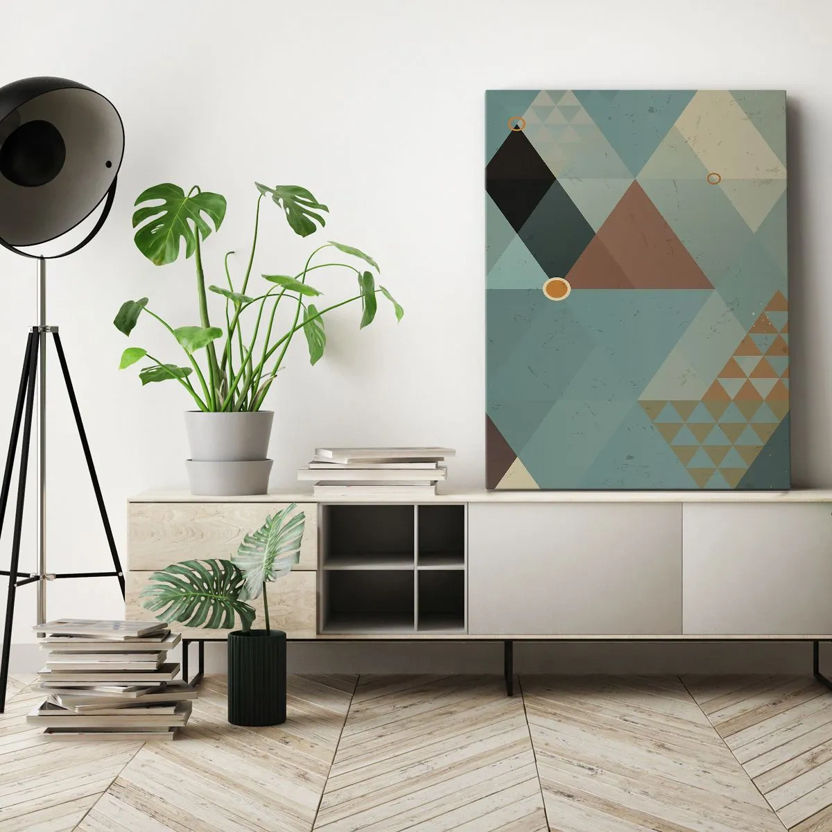 Bild auf Leinwand - Leinwandbild - Einheit der Vielheit, Vielheit der Einheit - 55x100 cm