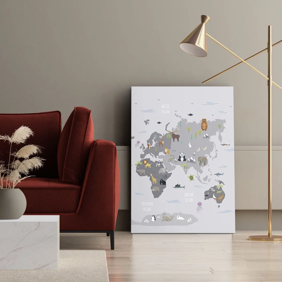 Bild auf Leinwand - Leinwandbild - Sag mir wo du herkommst ... - 45x80 cm