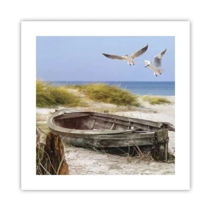 Poster - In Wind gebadet - 40x40 cm