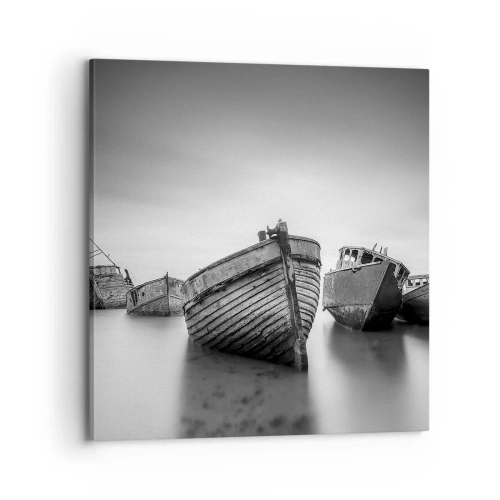 Bild auf Leinwand - Leinwandbild - Nur Erinnerungen ... - 70x70 cm