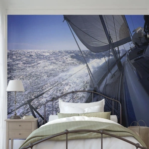 Selbstklebende Fototapete Deluxe Sticker - Ich weiß was es heißt ein Vogel zu sein - Nautisch, Yacht, Reisen - 100x70 cm